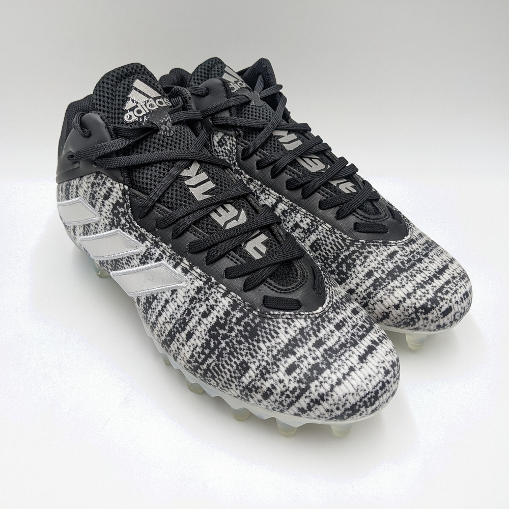 adidas Freak 21 Bounce Silver Black Football Cleats EF8699 Men's Size 13